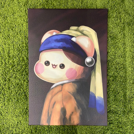 展示品出清 珍珠耳環奇尼 (大、小)無框畫(只能順豐、不能選超商寄送)